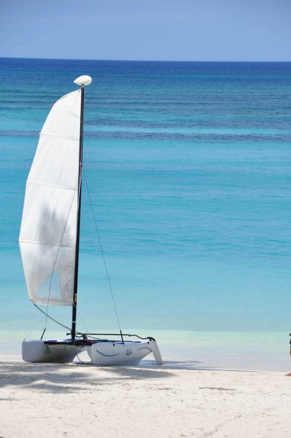 A bela praia de Punta Cana, no litoral da República Dominicana